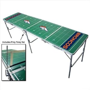 Denver Broncos Tailgate Table with Net by 