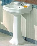 Cheviot Small Antique Pedestal Lavatory 22 1/2 x 18 1/2 x 34 - 350
