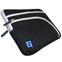 iGadgitz Retro Black Neoprene Sleeve Case Cover for 10" Acer Aspire One D150 & D250 Netbook