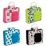 New Picnic Time Milano Insulated Tote Abacus Print Clear Acrylic Handles High Quality Beautiful Nice