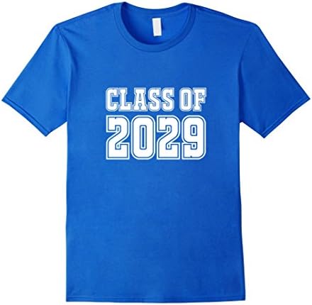 Men's Class of 2029 T-Shirt Large Royal Blue