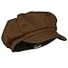 e4Hats.com Big Size Cotton Newsboy Hat - Brown OSFM