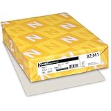 Neenah Exact Vellum Bristol, 67 lb, 8.5 x 11 Inches, 250 Sheets, Gray