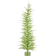 6' Pre-Lit Whimsical Chartreuse Green Artificial Christmas Tree - Clear Lights