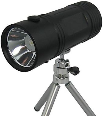 ViCreate Aluminum Rechargeable 4-Mode LIMIN-1W Waterproof Led Fishing Light(600LM,3*18650,Black) , Black
