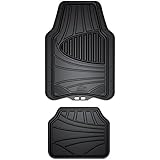Armor All 78840 Black Rubber Floor Mat - 4 Piece