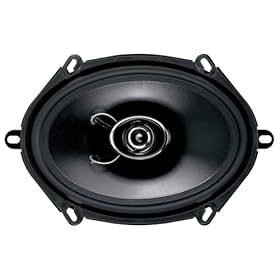 Boss Audio D57.2 Two-Way 5x7-Inch Diablo Speaker - Single (Black) by Boss