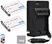 2 NP-45 Batteries And Battery Charger Kit For Fujifilm FinePix XP20 XP22 XP30 XP50 XP60 T350 T360 T400 T500 T510 T550 T560 JX500 JX520 JX550 JX580 JX590 JX700 JX710 Digital Camera + More!!