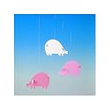Flensted Piggy, Pink-Light Blue Mobile