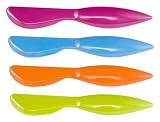 Zak Designs Assorted Brights, 4-Piece Spreader Set