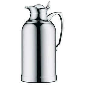 alfi Caraffa termica graduata Opal in cromo, 2,0 L