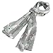 Purple Box Jewelry Christmas Reindeer Scarf (Silver)