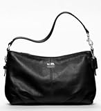 Coach Madison Leather Shoulder Demi Pouch Shoulder Bag Purse Tote 46599 Black