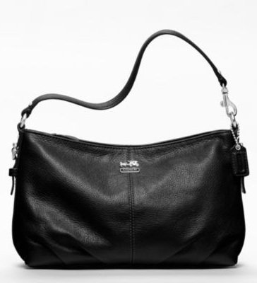 Coach Madison Leather Shoulder 46599 Black