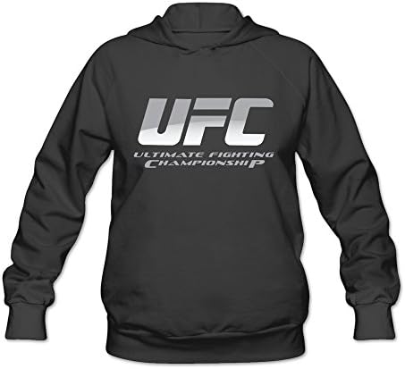 Woman's UFC Ultimate Fighting Championship Logo Hoodies Black