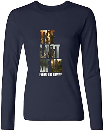 Arnul Women's The Last of Us Game Design Long Sleeve T-shirts L