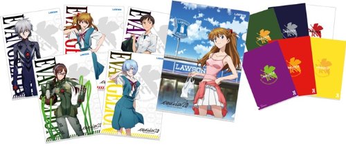 ローソン限定オリジナル エヴァンゲリオン クリアファイル 【全6種セット】(食玩)『ヱヴァンゲリヲン新劇場版：破 Blu-ray &amp; DVD 発売記念』