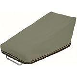 Classic Accessories Villa 55-026-013801-EC Patio Chaise Cover, Birch with Walnut Accent