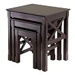 Winsome Wood Xola 3pc Nesting Table Winsome Wood Xola 3pc Nesting Table