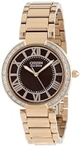 Big Sale Citizen Women's EM0103-57X d'Orsay Eco-Drive Rose Gold Tone Watch