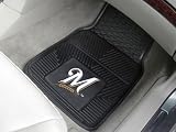 Nifty 8842 MLB-Milwaukee Brewers Vinyl Universal Heavy Duty Fan Floor Mat