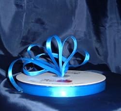 Ribbon - Satin Ribbon- 3/8" Single Face 100 Yards (300 FT) - Royal Blue - Sewing - Craft - Wedding Favors