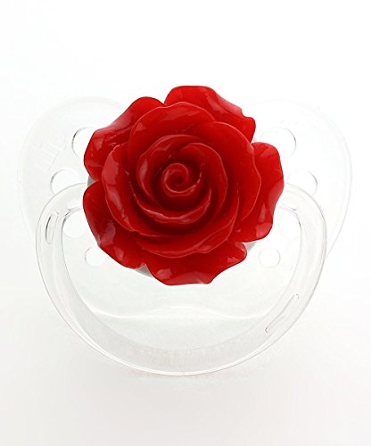 Red Flower Pacifier (PFLR-A-NB)