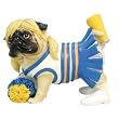 Perky Pug Pugnacious Figure Dog