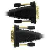 High Resolution DVI - DVI Male to Male Gold Plated Cable 4.5m (15 Feet) for HDTV, Plasma, LCD