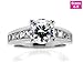 Jewelry : Round Cut CZ Promise Ring size 7 Emitations