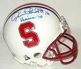 Autographed Jim Plunkett Mini Helmet - Stanford Cardinal