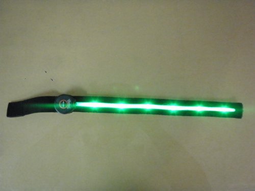 Roadway Safety Flashing LED Light Up Armband Flexible Lightweight Visible Super Hight-light Arm Bands-Green