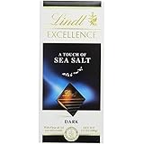 Lindt Excellence A Touch of Sea Salt Dark Chocolate Bar, 3.5-Ounce Packages