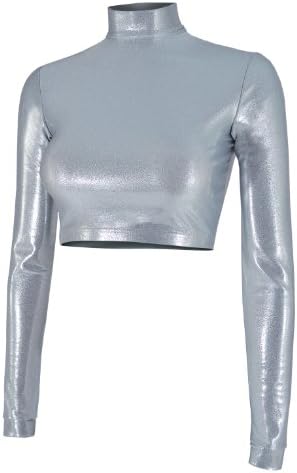Metallic Cropped Bodysuits