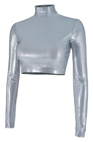 Metallic Cropped Bodysuits