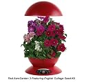 AeroGarden 3 Red w/Enlgish Cottage Flowers Seed Kit