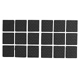 18 Pcs 2.5 x 2.5cm Tables Chairs Furniture Protection Square Pad