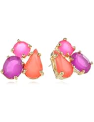kate spade new york Fragment Cluster Pink, Multi-Colored Stud Earrings