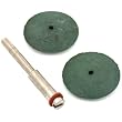 2 Rubber Wheel Abrasives Jewelers Polishing Rotary Tool