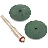 2 Rubber Wheel Abrasives Jewelers Polishing Rotary Tool