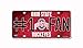 Rico Industries NCAA Ohio State Buckeyes #1 Fan Metal License Plate Tag , 6 x 11.5-inches