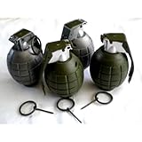 Lot of 4 Kids Toy B/o Grenades for Pretend Play