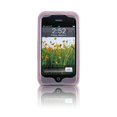 Incipio dermaSHOT Silicone Skin Case for iPhone 1G (Translucent Pink)