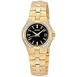 Seiko #SXDA44 Women's Gold Tone Diamond Accented Watch
