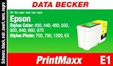 Produkt-Bild: Data Becker Patrone E1 Tinte schwarz Stylus Color 400/440/460/500/640/670/Photo