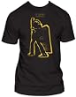 T. Rex Electric Warrior Metallic Gold Mens T-shirt