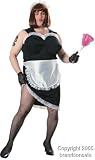 Funny Adult Men's French Maid Drag Queen Costume