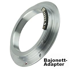 Halbautomatik-Adapter (aktiviert die Autofokusanzeige im Sucher) M42 Bajonett Objektiv an CANON EOS Kameras f�r CANON EOS 5D, 10D, 20D, 20Da, 30D, 40D, 50D, 60D, 300D, 350D, 400D, 450D, 500D, 550D, 600D, 1000D, 1100D, 1D, 1Ds, 1D Mark II, 1Ds Mark II, 1D Mark II N, 1D Mark III, 1Ds Mark III, 5D Mark II, 7D, 1D X, D30, D60, D6000, D2000, DCS1, DCS3, etc. ...(powered by SIOCORE)