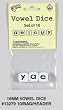 Bag of 10 16mm (5/8) Vowel Dice (a,e,i,o,u,y)