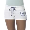 Mossimo Supply Co. Rollover Shorts - White/ Blue